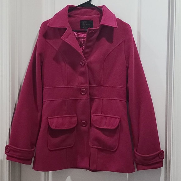 mine Jackets & Blazers - Adorable pink pea coat.